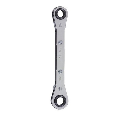 Proto Ratcheting Box Wrench 13mm 14mm Metric Double End Chrome Alloy Steel ANSI