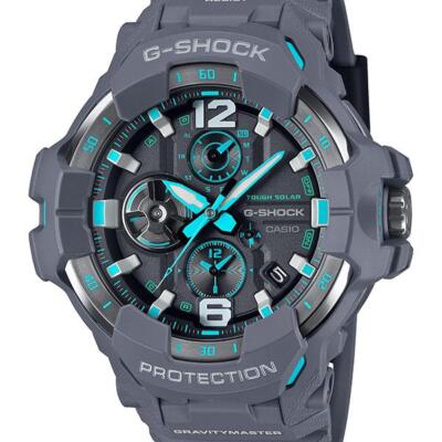 Pre-owned Casio G-shock Gr-b300-8a2jf Gravitymaster Master Of Air Bluetooth Men Watch