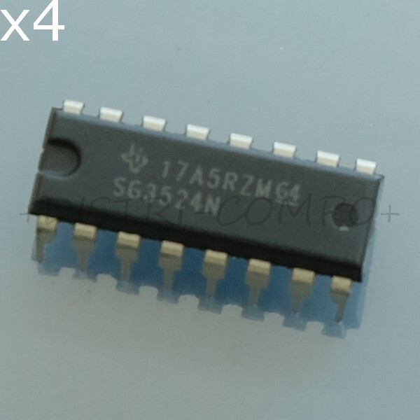 Sg3524n Regulating Pulse-Width Modulators Dip-16 Texas Rohs (Lot De 4)