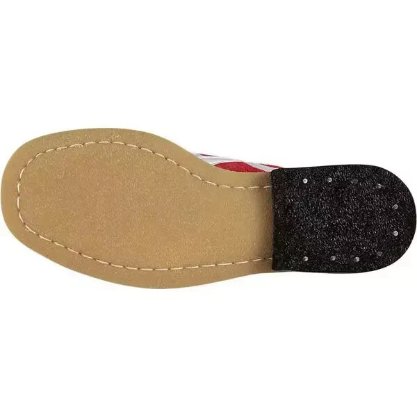 Pre-owned Asics 【limited Stock】 Weight Lifting Shoes Red White Natural Leather Tow727