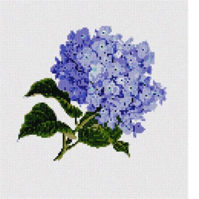 Hydrangea Bunch Needlepoint Kit or Canvas (Floral/Flower/Nature)