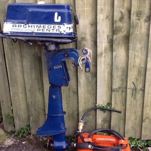 4hp Archimedes Penta Outboard motor in Exmouth, Devon 