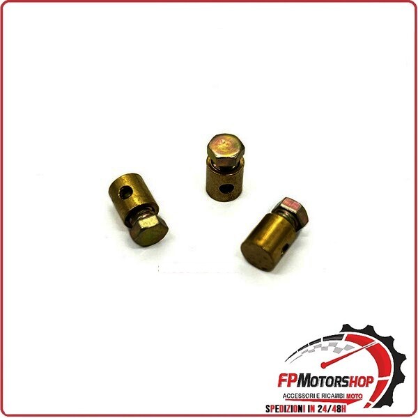 MORSETTO SERRAFILO CAVO ACCELERATORE GAS PER MOTO CARBURATORE 5,5X8 10PZ MARELLI