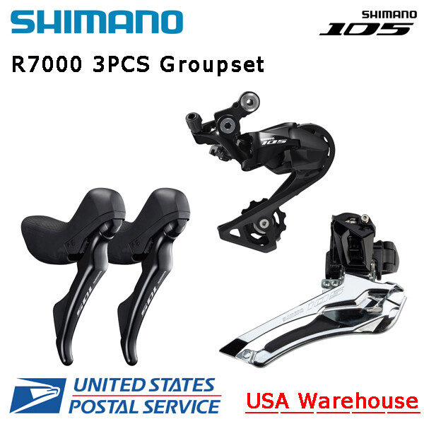 Shimano 105 R7000 11 Speed 3pcs Groupset Front Rear