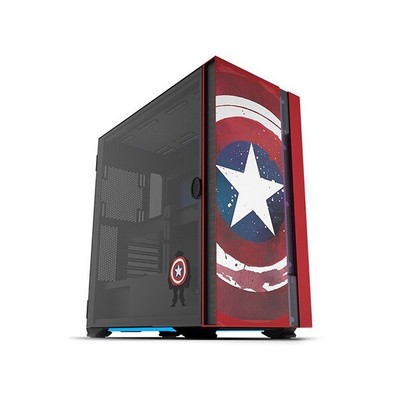 Computer Case Thermaltake Challenger H6 - Captain America Edition
