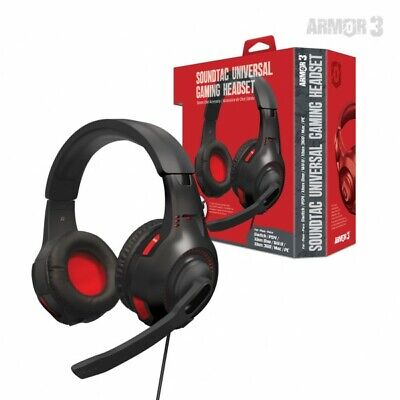 "SoundTac" Gaming Headset for Switch/ PS4/ Xbox One/ Wii U/ Xbox 360/ PC/ MAC