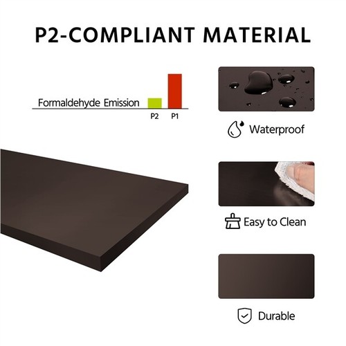 Free-Standing Floor Cabinet, Practical Storage Cabinet with 4 Drawers & 2 Doors