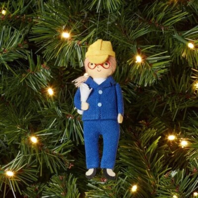 Wondershop Architect felt Christmas tree ornament 6''