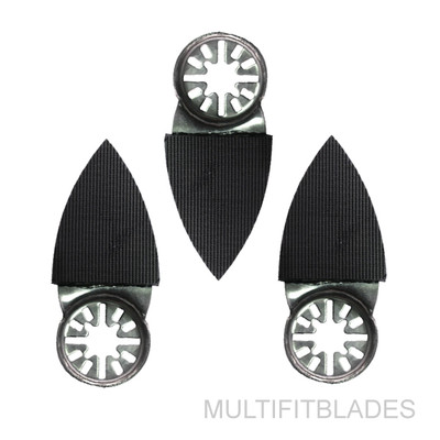 3 x Oscillating Tool Finger Sanding Pad Fits Older Dremel Multi-Max Machines