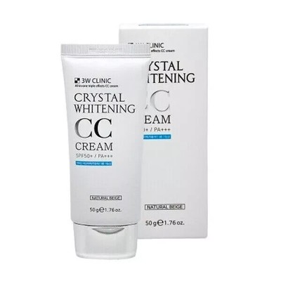 [3W CLINIC] Crystal Whitening CC Cream Natural Beige SPF50+