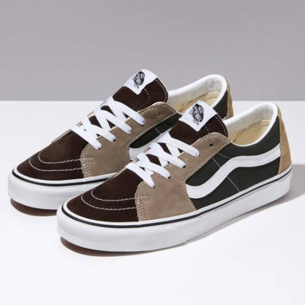 Коричневые низкие кроссовки Vans Color Block SK8 - VN0A4UUKB7J Expeditedship