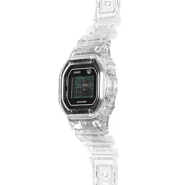 Pre-owned Casio G-shock Dw-5040rx-7jr 40th Anniversary Clear Remix Limited Men's Watch