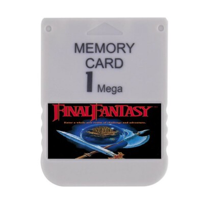 Final Fantasy Save PS1 Memory Card Unlocked Saves
