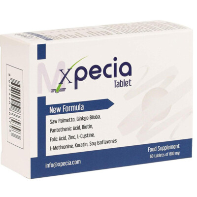 Xpecia Men Anti Hair Loss New Hair Growth Formula 750 mg x 60 Tablet .2025