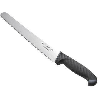 Schraf 10'' Serrated Wide Bread Knife with TPRgrip Handle