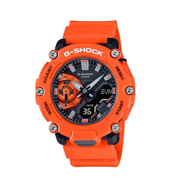 Pre-owned Casio G-shock Men Wrist Watch Ga-2200m-4adr Resin Band