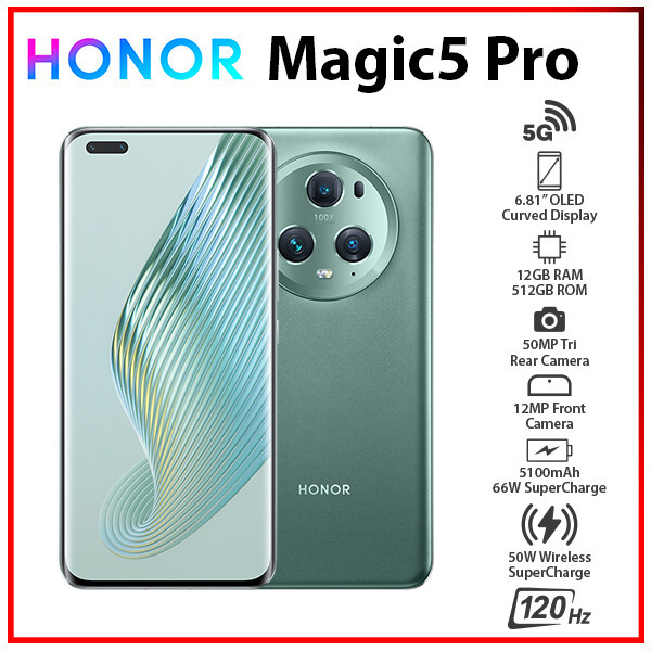 【最終値下げ】Honor Masic 5 pro グローバル版 512GB Honor Magic 5 Pro 5G 12/512GB GLOBAL VERSION 6.81