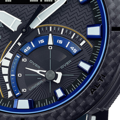 Pre-owned Casio Pro Trek Prw-73x-1jf Angler Line Solar Atomic Analog Digital Men`s Watch