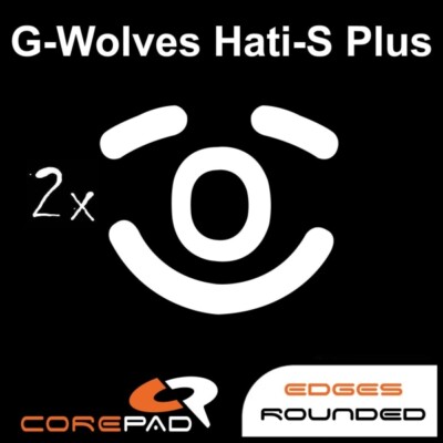 Corepad Skatez G-Wolves Hati-S Plus Replacement Mouse Feet Hyperglides Teflon