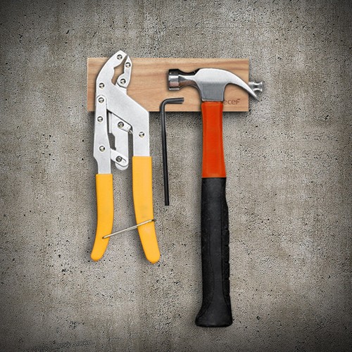 Hecef Premium Wood Magnetic Knife Strip Strong Knife Holder Rack Wall Mounted