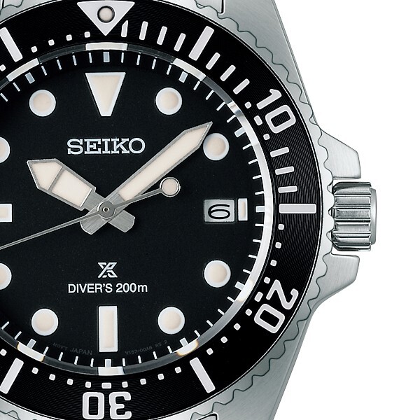 Pre-owned Seiko Psl  Prospex Diver Scuba Solar Sbdj063 Men's Watch Solar Black Dial Rz