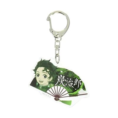 Folding Fan Key Ring Demon Slayer: Kimetsu no Yaiba/Tanjiro Kamado Official