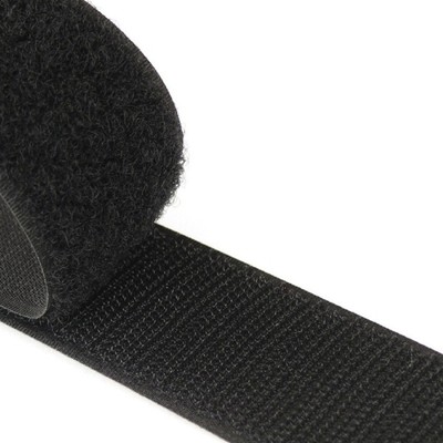 1 Meter Klettband (Haken & Schlaufen) Zum Annähen – 6mm Haken, 150mm Breit, Schwarz/weiß