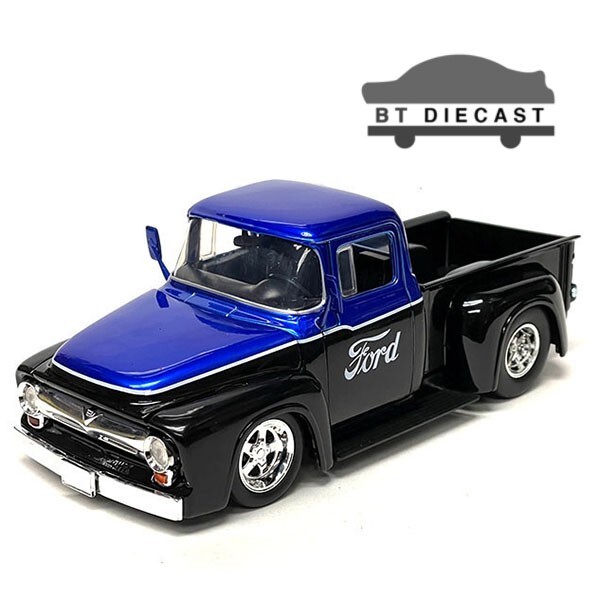 JADA JUST TRUCKS 1956 FORD F-100 PICK UP TRUCK 1/24 FORD 2 JADA JUST TRUCKS 1956 FORD F-100 PICK UP TRUCK 1/24 FORD 2