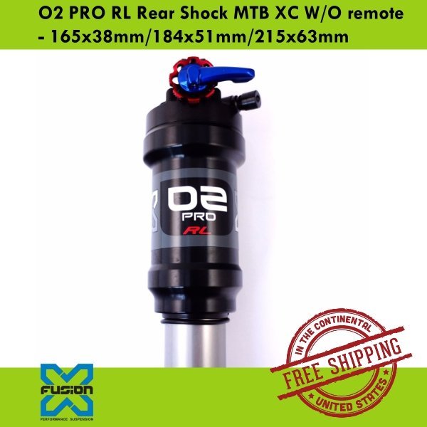 X Fusion O2 Pro Rl Rear Shock Mtb Xc W O Remote 165x38mm 184x51mm 215x63mm Ebay