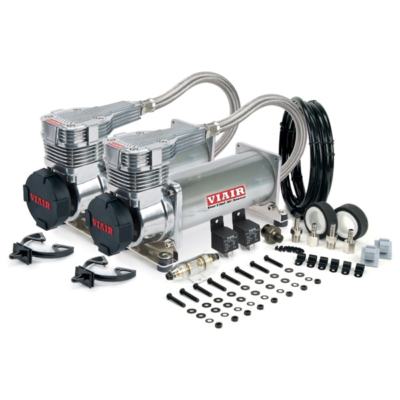 VIAIR 485C DUAL PACK PLATINUM AIR RIDE BAG SUSPENSION COMPRESSOR PUMP TRAIN