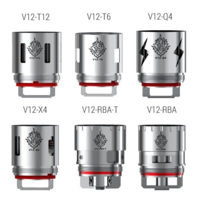 Smok TFV12 Verdampferköpfe Coils T12/T6/Q4/X4/RB /RBA-T/T14 e Zigarette Smoktech