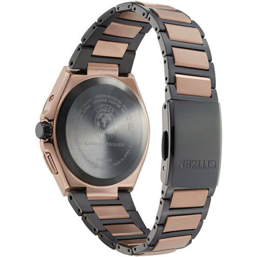 Pre-owned Citizen Cb0215-77e [attesa Act Line Eco Drive Black Pink-gold]japan Domestic