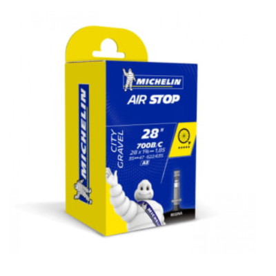 Michelin Camera d'Aria 28 " Airstop City Gravel A3 Valvola Regina 700B/C