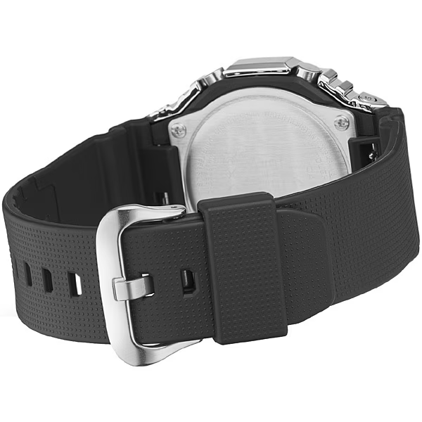 Pre-owned Casio G-shock Gbm-2100a-1a2jf Black Solar Radio Digital Men's Watch In Box