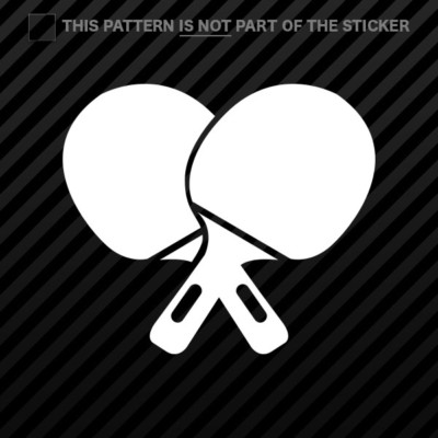 Tennis Sticker Self Adhesive Vinyl #3 Ping Pong