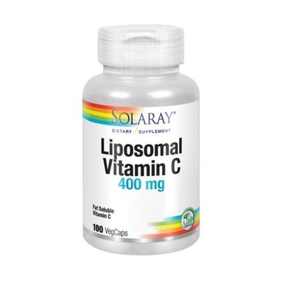 PAST THE ''USE BY DATE'' of: 08/21 Liposomal Vitamin C 100 Veg Caps 500 mg Solaray