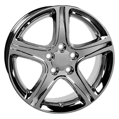 Wheel 17x7 Alloy 5 Spoke With Chrome Fits 01-05 LEXUS IS300 69390