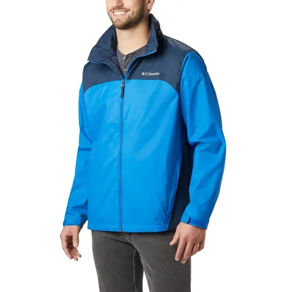 Columbia Men's Glennaker Lake Rain Jacket waterproof Blue Size 3XT 3X Tall