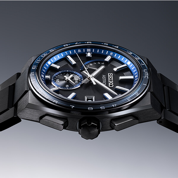 Pre-owned Seiko Astron Nexter Sbxy041 Men's Watch Solar World Time Black Ip Date 2022