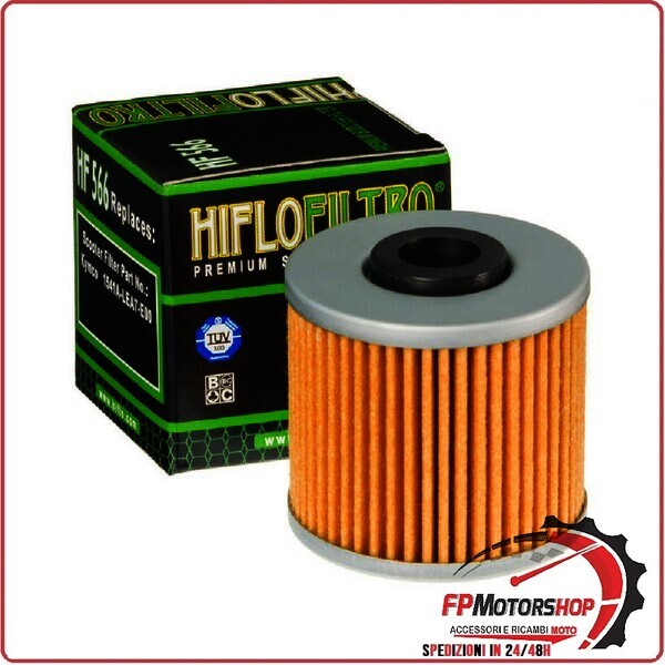 FILTRO OLIO PER SCOOTER KYMCO DOWNTOWN PEOPLE 125 200 300I 2009> HIFLO HF566