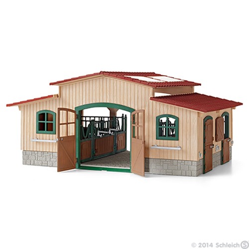 NEW-IN-BOX-SCHLEICH-42110-Horse-Stable-Farm-Life
