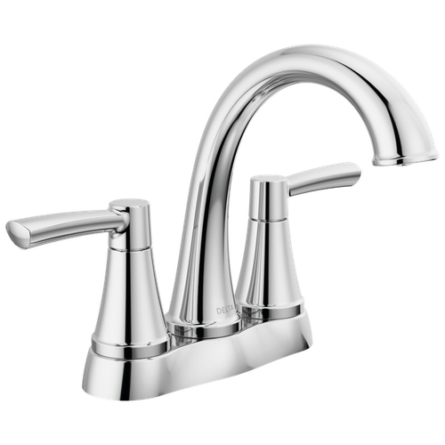 Delta Casara Centerset Bathroom Faucet 2-Handle Chrome-Certified Refurbished