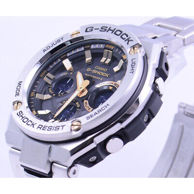 Pre-owned Casio International Warranty Gst-w110d-1a9jf G-shock G-steel Men's Watch