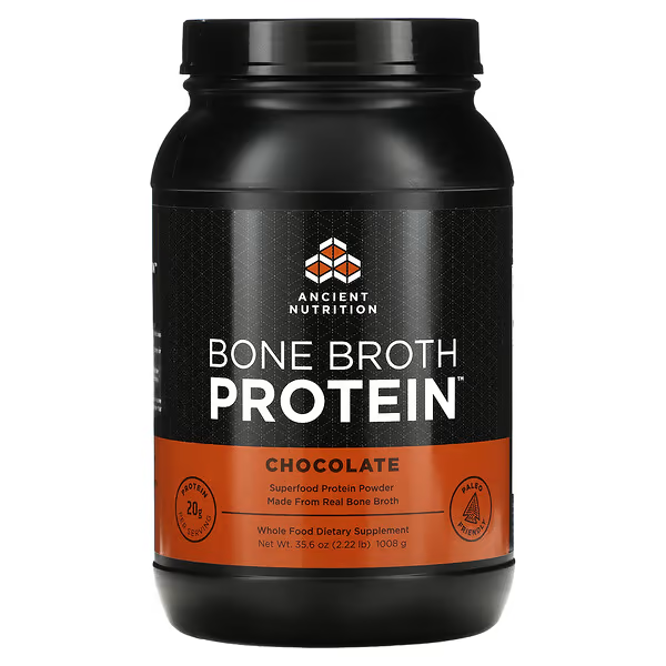 Dr. Axe Ancient Nutrition Bone Broth Protein Chocolate 2.22l