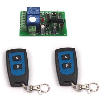 New 12V 2 Channel RF Wireless System Remote Control Switch Transmitter+Receiver
