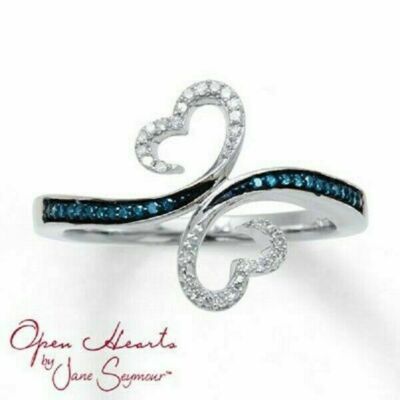 Gorgeous Women 925 Silver Wedding Rings Jewelry Cubic Zirconia Ring Size 6-10