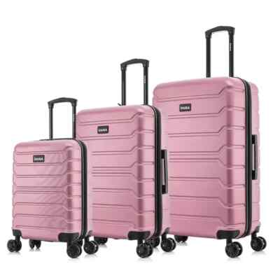 Mother's Day Gift  In USA Trend Lightweight Hardside Spinner 3pc Luggage Set