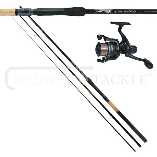 Oakwood 12ft Float/Waggler/Feeder  Fishing Rod & Oakwood Reel With Line Combo