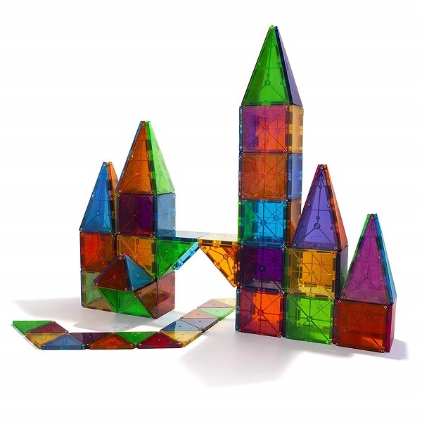 Magna-Tiles Clear Colors 100-Piece Set
