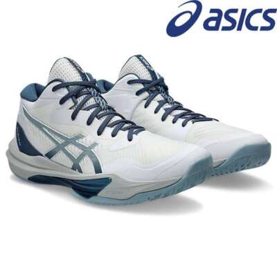 asics スカイエリート　限定色(27.5センチ) Asics Volleyball Shoes SKY ELITE FF MT 3 US9.5 White/Dolphin